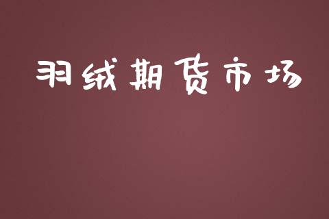 羽绒期货市场_https://wap.jnbaishite.cn_理财投资_第1张