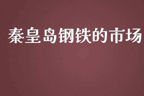 秦皇岛钢铁的市场_https://wap.jnbaishite.cn_期货资讯_第1张