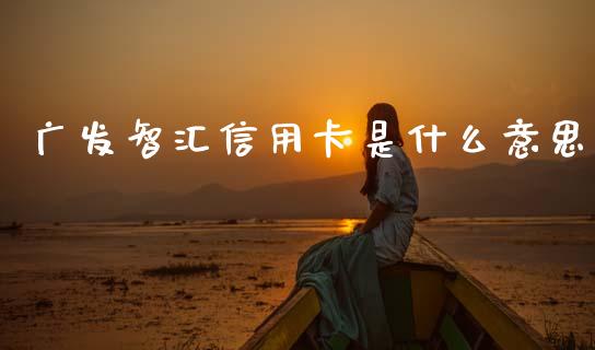 广发智汇信用卡是什么意思_https://wap.jnbaishite.cn_理财投资_第1张