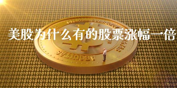 美股为什么有的股票涨幅一倍_https://wap.jnbaishite.cn_全球财富_第1张