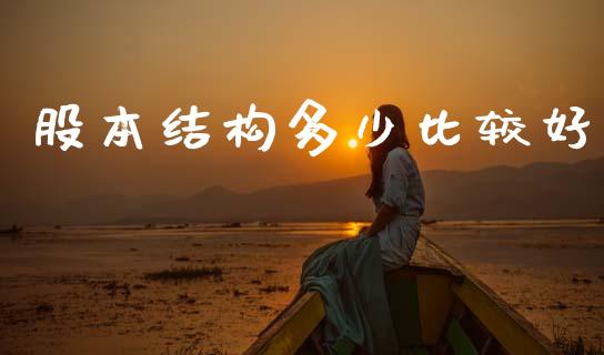 股本结构多少比较好_https://wap.jnbaishite.cn_期货资讯_第1张