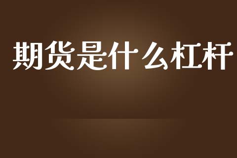 期货是什么杠杆_https://wap.jnbaishite.cn_理财投资_第1张