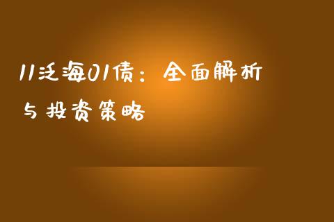 11泛海01债：全面解析与投资策略_https://wap.jnbaishite.cn_全球财富_第1张