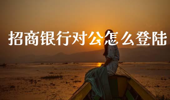 招商银行对公怎么登陆_https://wap.jnbaishite.cn_期货资讯_第1张
