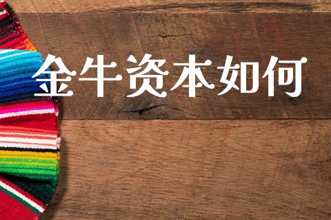 金牛资本如何_https://wap.jnbaishite.cn_理财投资_第1张