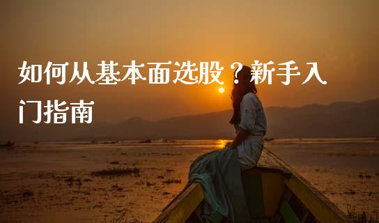 如何从基本面选股？新手入门指南_https://wap.jnbaishite.cn_理财投资_第1张