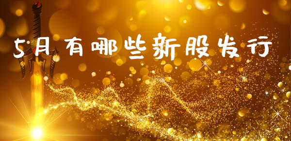 5月有哪些新股发行_https://wap.jnbaishite.cn_全球财富_第1张