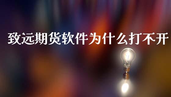 致远期货软件为什么打不开_https://wap.jnbaishite.cn_期货资讯_第1张