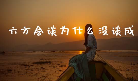 六方会谈为什么没谈成_https://wap.jnbaishite.cn_金融资讯_第1张