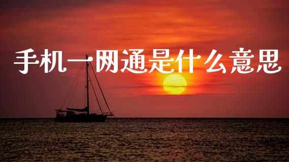 手机一网通是什么意思_https://wap.jnbaishite.cn_金融资讯_第1张