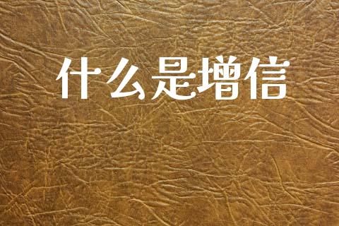 什么是增信_https://wap.jnbaishite.cn_全球财富_第1张