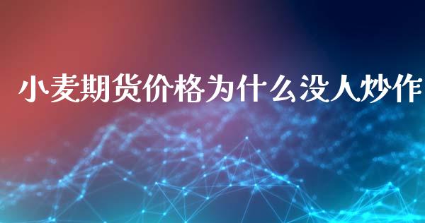 小麦期货价格为什么没人炒作_https://wap.jnbaishite.cn_理财投资_第1张