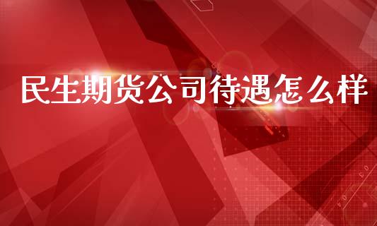 民生期货公司待遇怎么样_https://wap.jnbaishite.cn_金融资讯_第1张