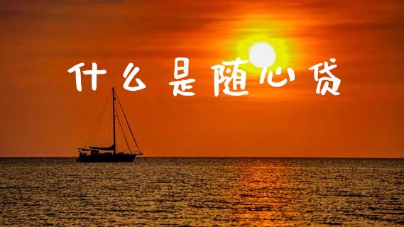 什么是随心贷_https://wap.jnbaishite.cn_理财投资_第1张