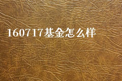 160717基金怎么样_https://wap.jnbaishite.cn_全球财富_第1张