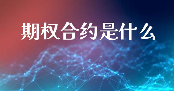 期权合约是什么_https://wap.jnbaishite.cn_理财投资_第1张