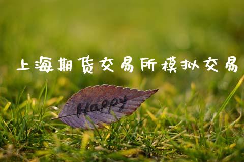 上海期货交易所模拟交易_https://wap.jnbaishite.cn_理财投资_第1张