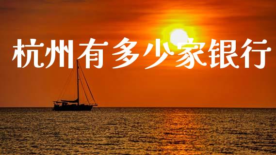 杭州有多少家银行_https://wap.jnbaishite.cn_全球财富_第1张