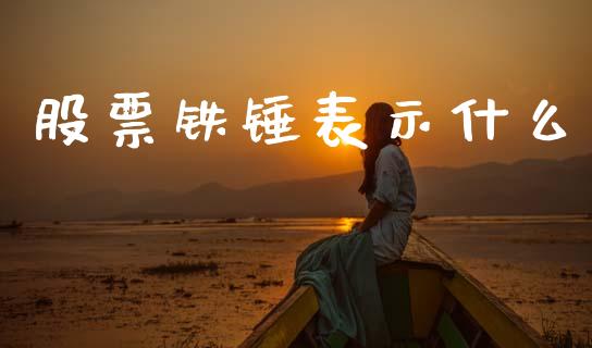 股票铁锤表示什么_https://wap.jnbaishite.cn_金融资讯_第1张