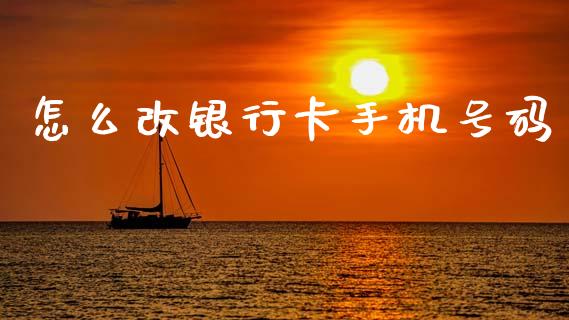 怎么改银行卡手机号码_https://wap.jnbaishite.cn_金融资讯_第1张