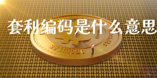 套利编码是什么意思_https://wap.jnbaishite.cn_全球财富_第1张