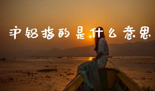沪铝指的是什么意思_https://wap.jnbaishite.cn_理财投资_第1张