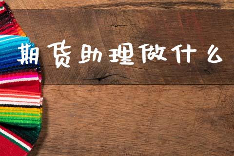 期货助理做什么_https://wap.jnbaishite.cn_金融资讯_第1张