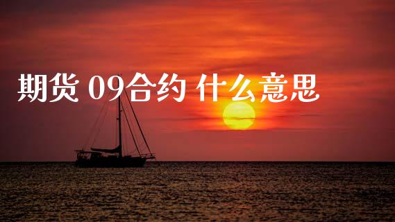 期货 09合约 什么意思_https://wap.jnbaishite.cn_期货资讯_第1张