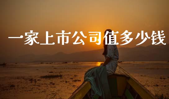 一家上市公司值多少钱_https://wap.jnbaishite.cn_全球财富_第1张