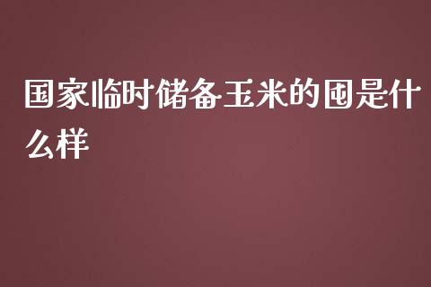 国家临时储备玉米的囤是什么样_https://wap.jnbaishite.cn_理财投资_第1张