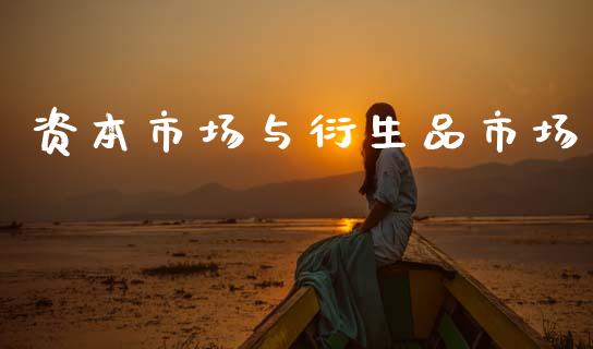 资本市场与衍生品市场_https://wap.jnbaishite.cn_理财投资_第1张