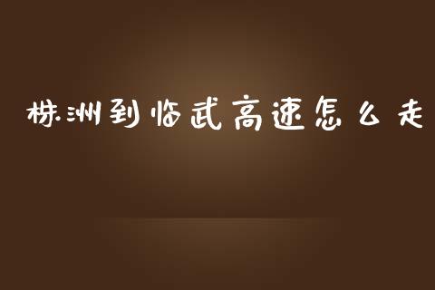 株洲到临武高速怎么走_https://wap.jnbaishite.cn_期货资讯_第1张