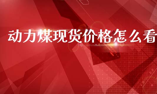 动力煤现货价格怎么看_https://wap.jnbaishite.cn_全球财富_第1张