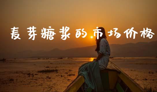 麦芽糖浆的市场价格_https://wap.jnbaishite.cn_金融资讯_第1张