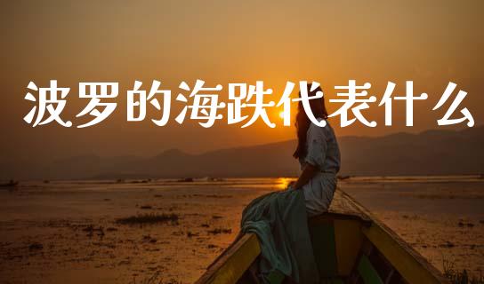 波罗的海跌代表什么_https://wap.jnbaishite.cn_期货资讯_第1张