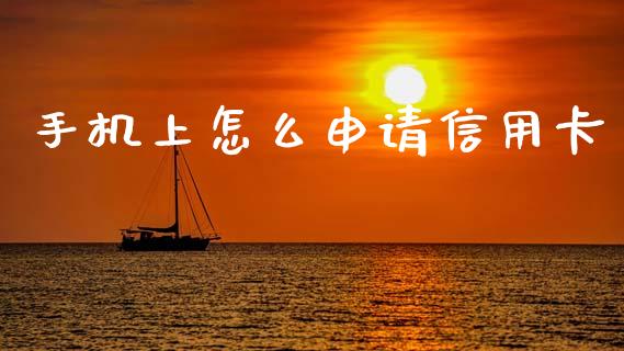 手机上怎么申请信用卡_https://wap.jnbaishite.cn_期货资讯_第1张