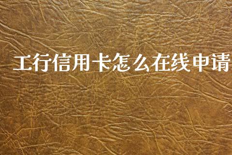 工行信用卡怎么在线申请_https://wap.jnbaishite.cn_期货资讯_第1张