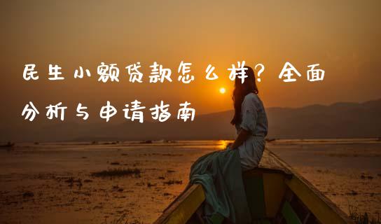 民生小额贷款怎么样？全面分析与申请指南_https://wap.jnbaishite.cn_金融资讯_第1张