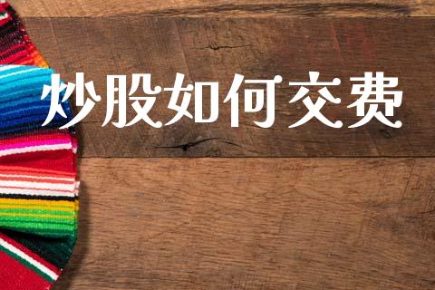 炒股如何交费_https://wap.jnbaishite.cn_理财投资_第1张