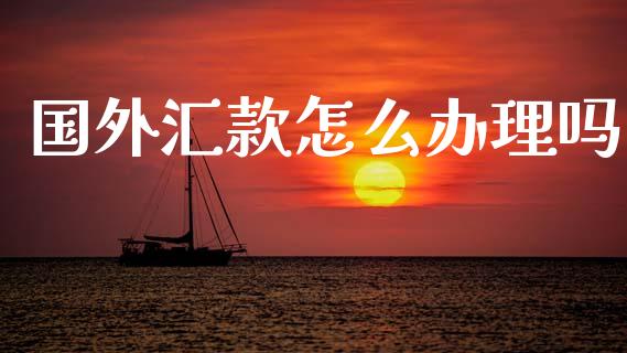 国外汇款怎么办理吗_https://wap.jnbaishite.cn_期货资讯_第1张