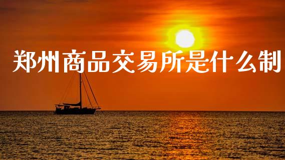 郑州商品交易所是什么制_https://wap.jnbaishite.cn_期货资讯_第1张