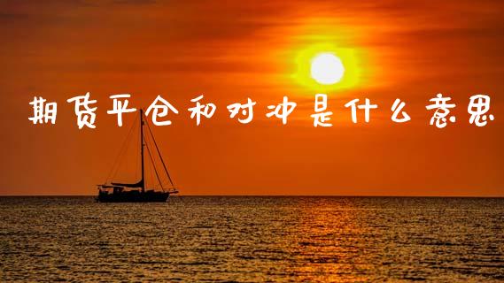 期货平仓和对冲是什么意思_https://wap.jnbaishite.cn_期货资讯_第1张