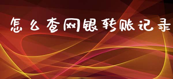 怎么查网银转账记录_https://wap.jnbaishite.cn_理财投资_第1张