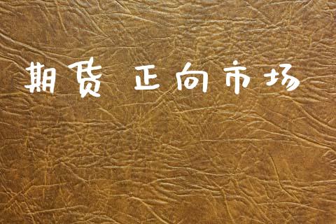 期货 正向市场_https://wap.jnbaishite.cn_金融资讯_第1张