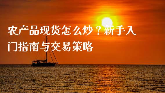 农产品现货怎么炒？新手入门指南与交易策略_https://wap.jnbaishite.cn_金融资讯_第1张