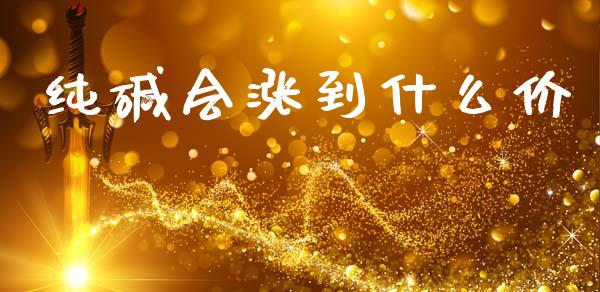 纯碱会涨到什么价_https://wap.jnbaishite.cn_期货资讯_第1张