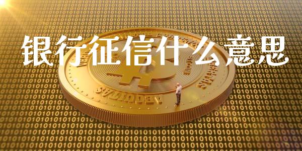 银行征信什么意思_https://wap.jnbaishite.cn_理财投资_第1张