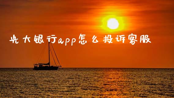 光大银行app怎么投诉客服_https://wap.jnbaishite.cn_全球财富_第1张