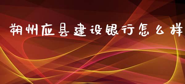 朔州应县建设银行怎么样_https://wap.jnbaishite.cn_全球财富_第1张