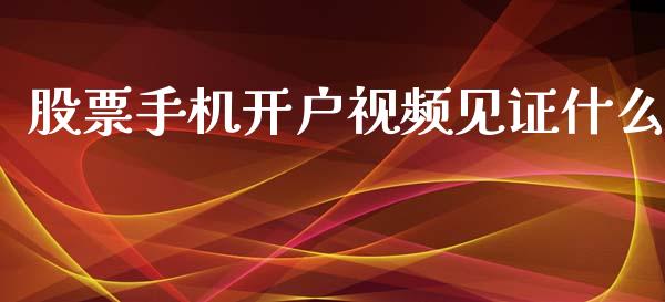 股票手机开户视频见证什么_https://wap.jnbaishite.cn_金融资讯_第1张